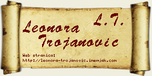 Leonora Trojanović vizit kartica